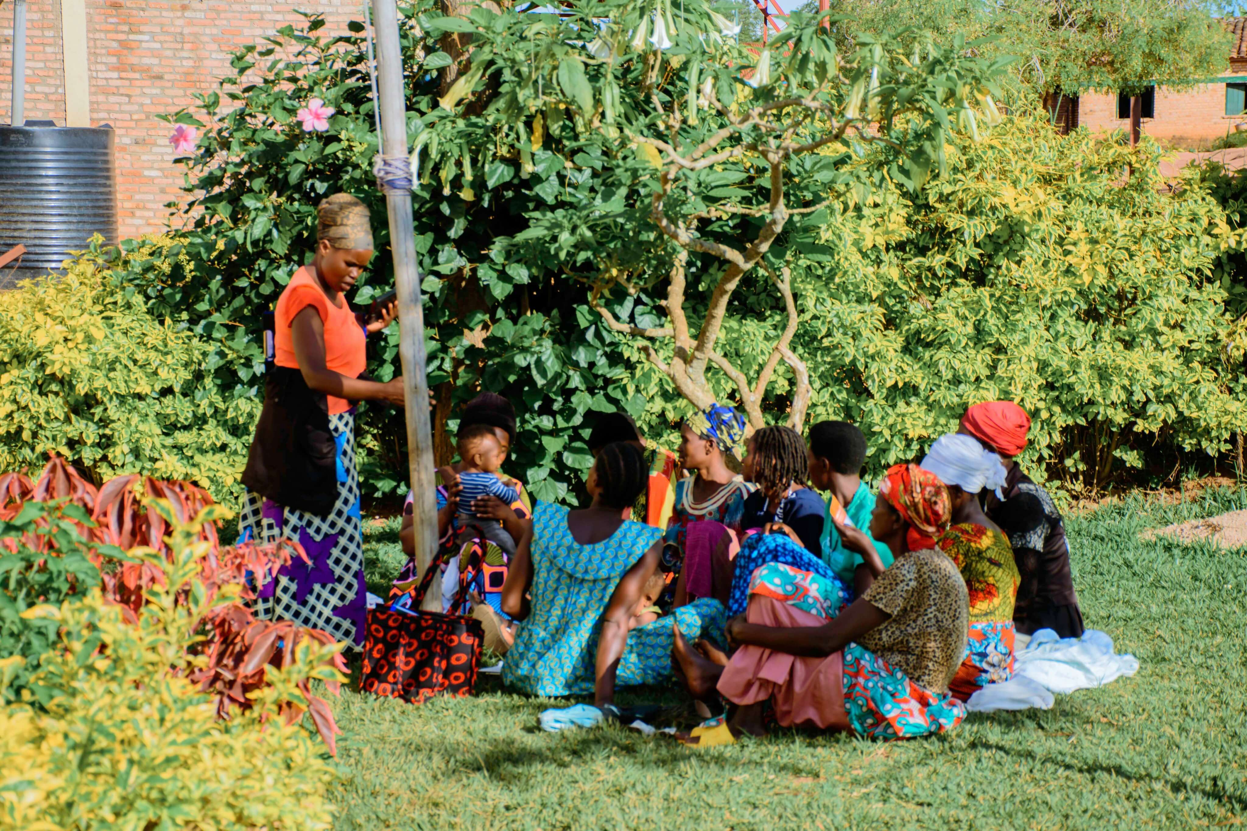 Women participating in savings activities